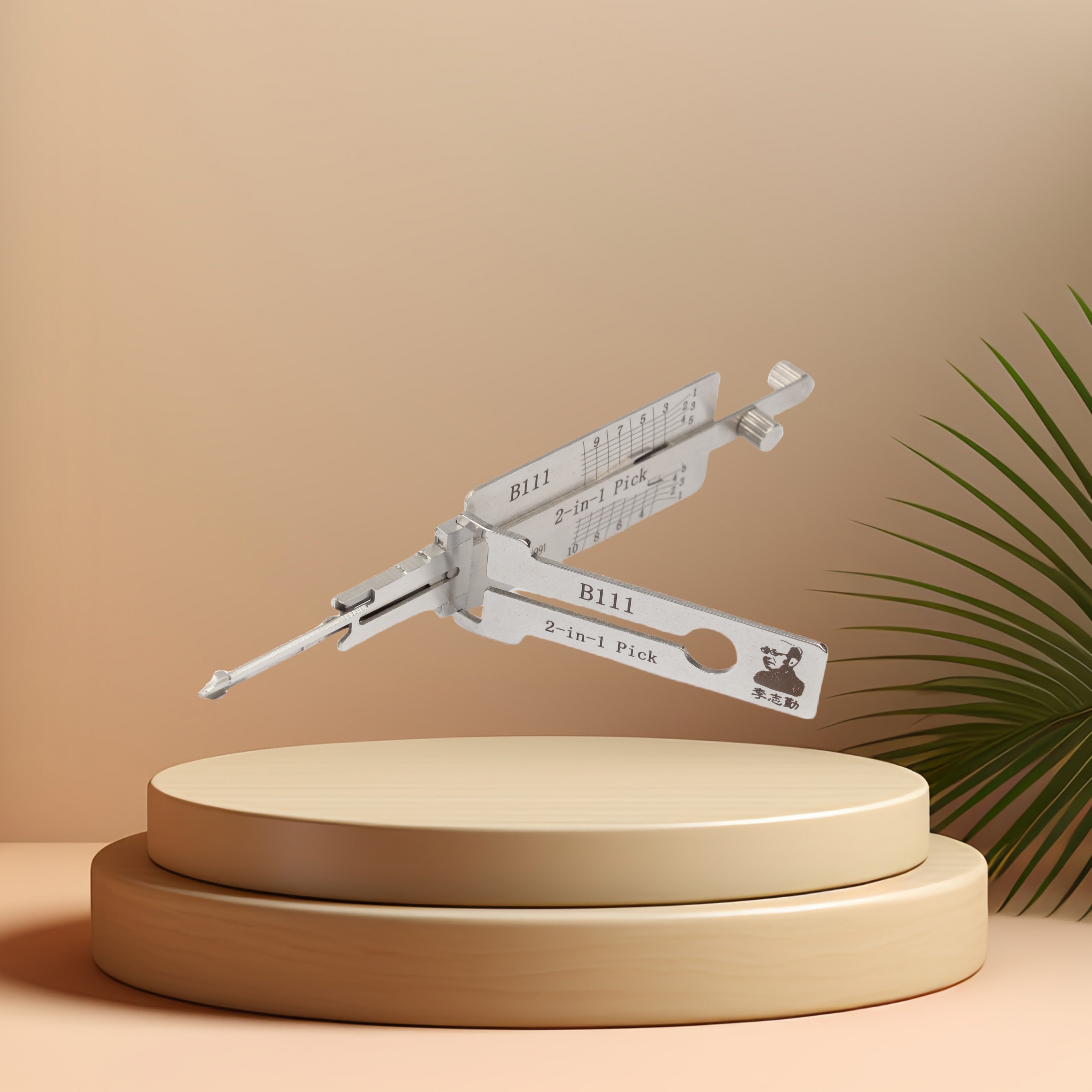 Lishi B111(GM37W) 2-in-1 Lock Pick and Decoder for HUMMER with Non-destructive Entry, Decoding Tumbler Positions, and Pin Tumbler Depth Reading