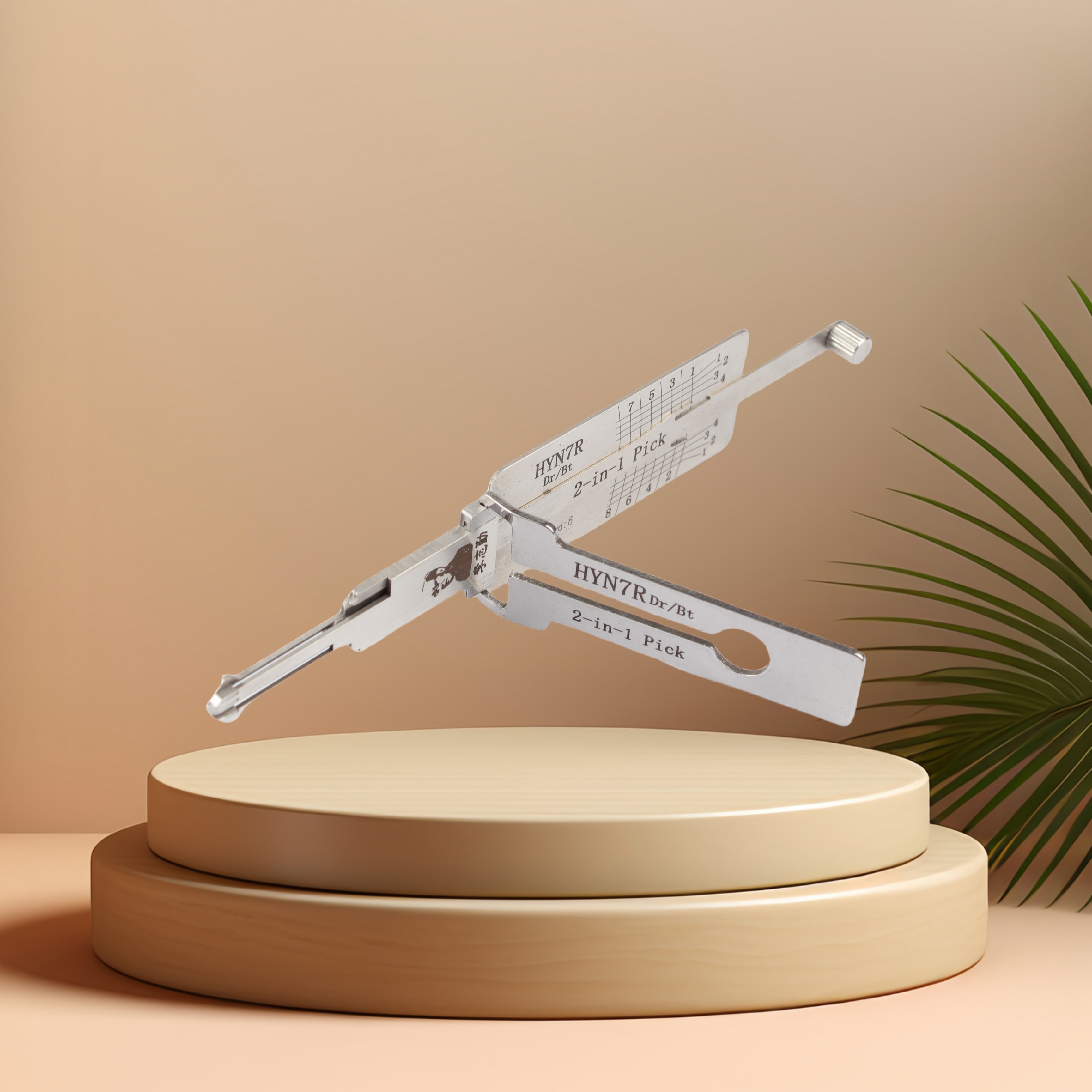 Lishi Tools HYN7R 2 in 1 Locksmith Tools Lock Pick for Door Lock Opener Professional Hand Tools Auto Pick and Decoder