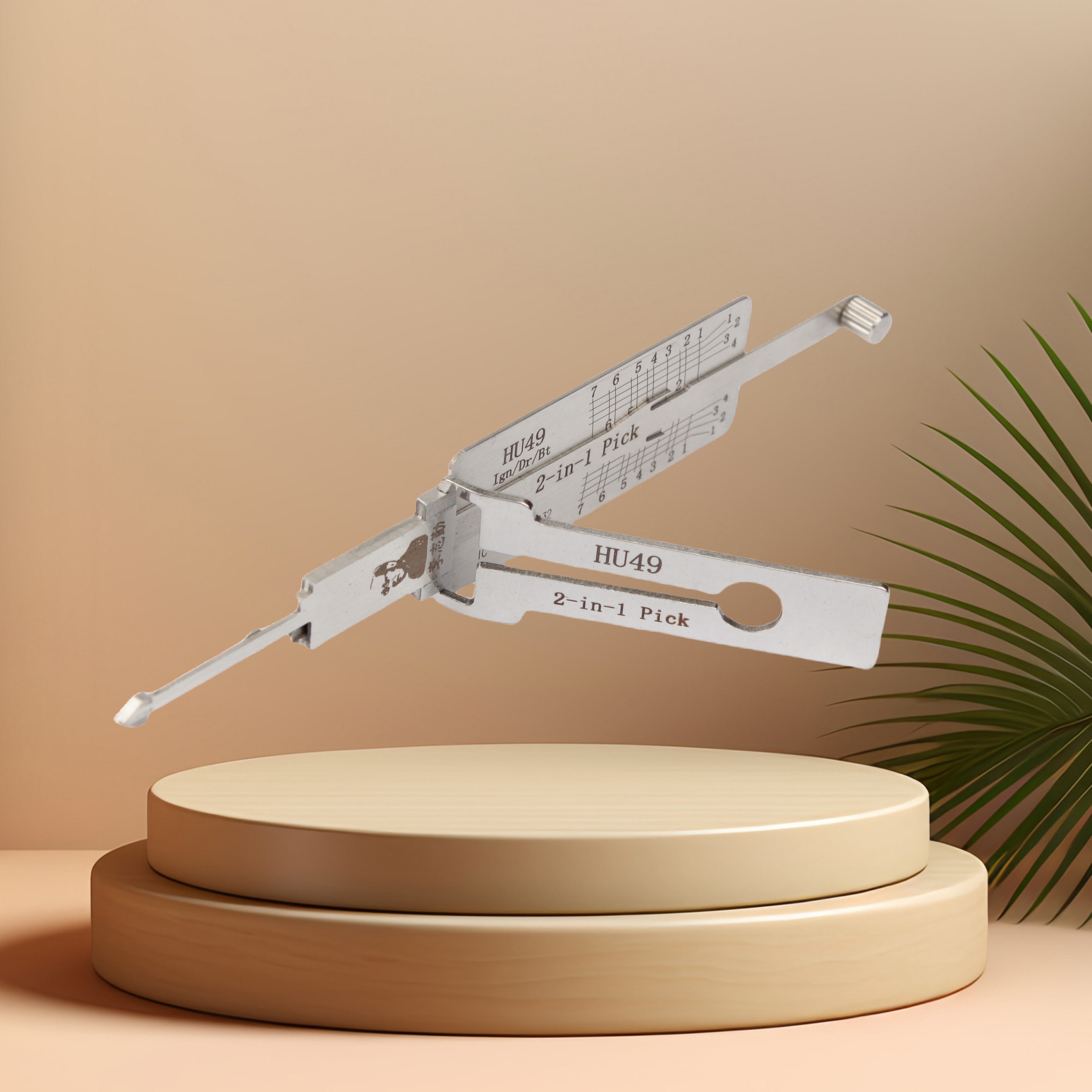 Locksmith Supplies Original Lishi Pick Car Lock Cylinder Turbo Decoder Lishi HU49 for jetta for B4 for Santana