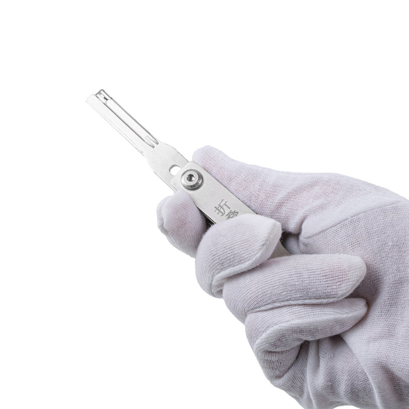 Three-in-one Quick Opening Tool with High-carbon Spring Steel for Professional Locksmith Supplies Model 2547 Flip Lockpick Tool