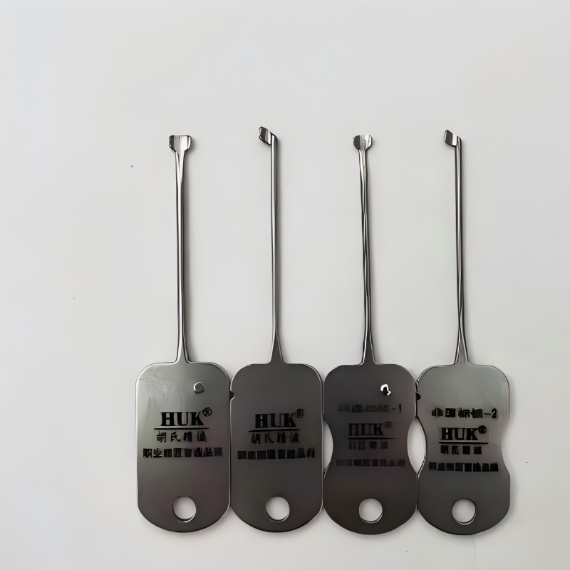 Hu's Thumb Pick Locksmith Tool Set with Mechanical Feedback Analysis and Dual-Sensory Feedback Loop - Model RC20