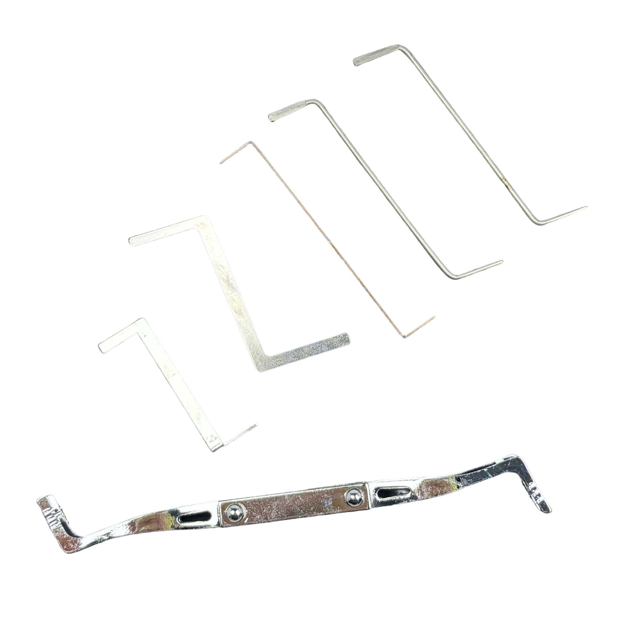 24pcs Titanium Steel ABS Multitool Lock Pick Set Model 2518 for Professional Locksmith Tools