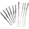 6PCS Metal Lock Pick Set Model RC12 Professional Locksmith Tools
