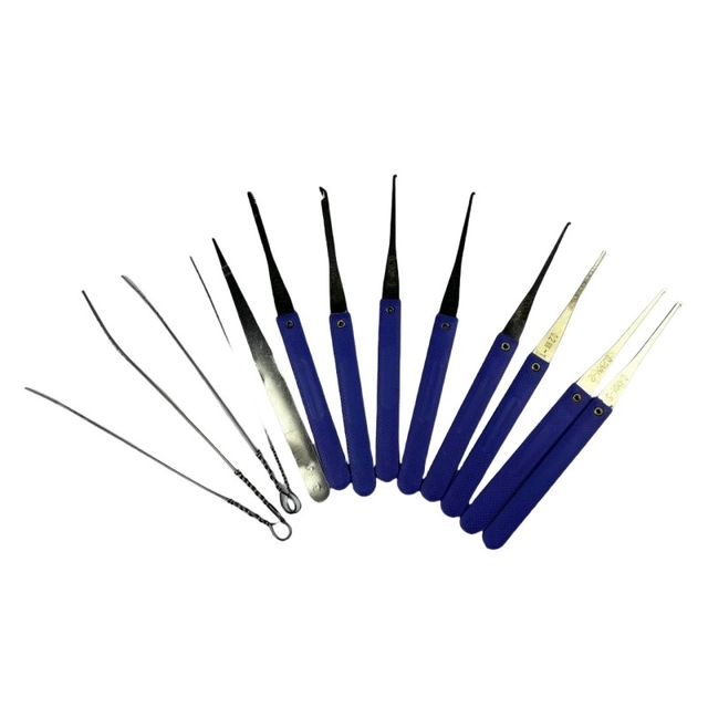 Metal Broken Key Extractor and Key Removal Kit - Model 2533 for Professional Locksmith Tools