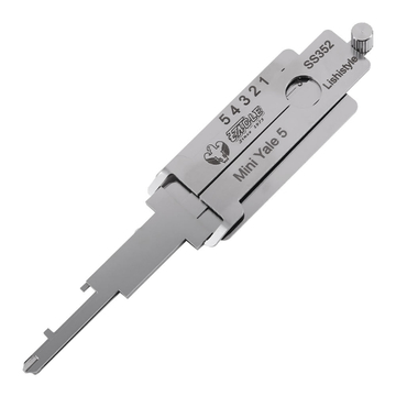 Lishi Mini Yale 5 Residential Lock Cylinder Opening Lock Pick Set