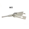 LISHI HI1 Model 2-in-1 Motorcycle Tool Metal Construction Lishi Key Decoder for Hino Bikes Locksmith Tool