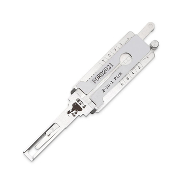 Genuine Lishi 2-in-1 Tool Ford2021 Model Auto Lock Pick Set with Metal Construction and Error Feedback