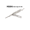 HU100 V.3 Model Lishi Lock Pick Tool with 2-in-1 Functionality and Metal Construction