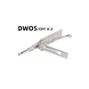 Lish Tool DW05 CH1 2-IN1 Auto Lock Pick and Decoder Locksmith Tool Open Car Door