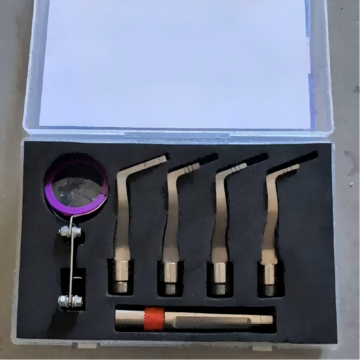 Stainless Steel Ultra-Bright Fiber Optic Light Strip with Magnetic Lens for Automotive Repair and Locksmith Tools