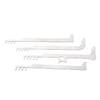 4PCS Stainless Steel Comb Pick Set Multi Wrench Tension Tool for Firefighting Repair and Locksmith Tools