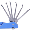 7 in 1 Foldable Lock Pick Tool Set Pocket Size for Professional Locksmith Supplies